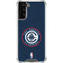 NBA Los Angeles Clippers Distressed Blue Galaxy S21 FE Clear Case